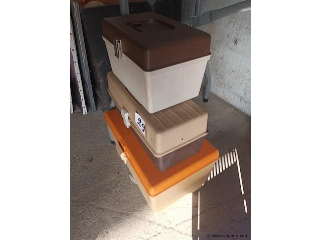 Naai koffers met inhoud. 3 stuks - afbeelding 2 van  5