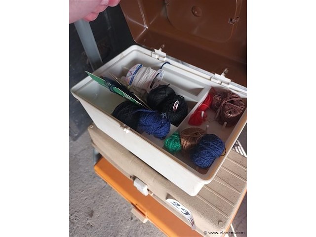 Naai koffers met inhoud. 3 stuks - afbeelding 3 van  5