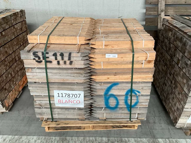 Naaldhout piket palen - afbeelding 3 van  5