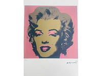 (naar) andy warhol - marilyn - offset - afbeelding 3 van  8