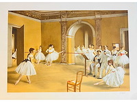 (naar) edgar degas - la classe de danse - kleurenlithografie - vanaf 1 euro - afbeelding 3 van  10