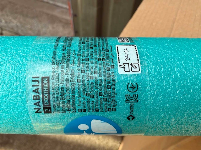 Nabaiji zwembad noodle foam (20x) - afbeelding 2 van  3