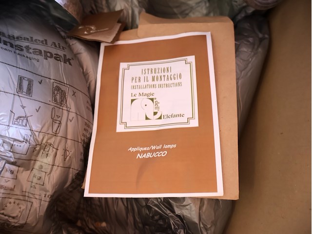 Nabucco wandlamp - afbeelding 3 van  3