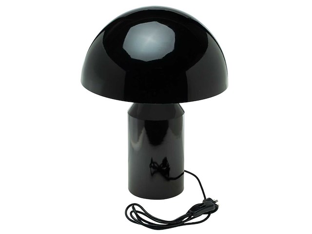 Nachtkastlamp 35 x 50 cm - glanzend zwart - afbeelding 2 van  2