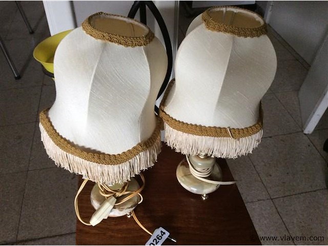 Nachtlampen onyx 2st - afbeelding 1 van  3