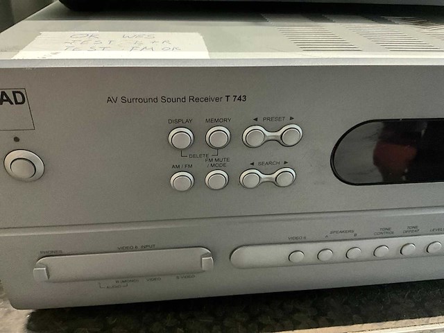 Nad t743 geluidsversterker - afbeelding 1 van  1