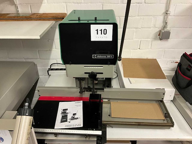 Nagel citoborma 280 b papierboormachine - afbeelding 2 van  7