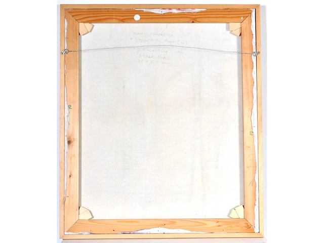 Nahum suwarsita - just walking - gemengde techniek op doek - 70x60 cm - afbeelding 2 van  10