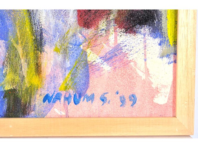 Nahum suwarsita - just walking - gemengde techniek op doek - 70x60 cm - afbeelding 4 van  10