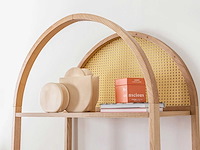 Nala 75 boekenplank | essenhouten body | natuurlijk - afbeelding 3 van  7