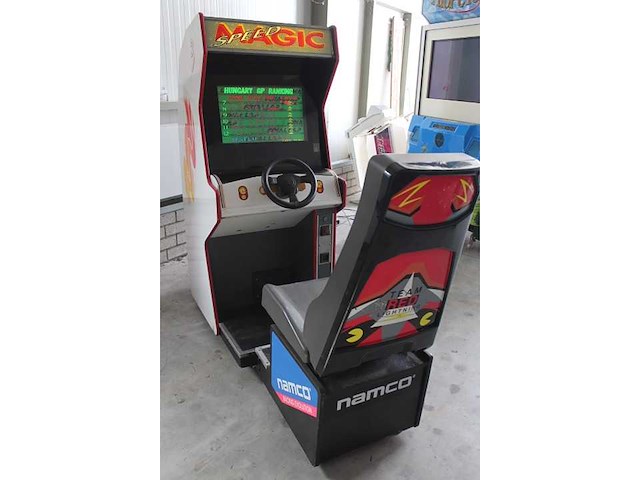 Namco - 1993 - final lap r - speed magic - race arcade - afbeelding 3 van  5