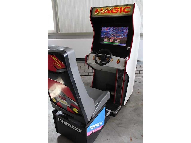 Namco - 1993 - final lap r - speed magic - race arcade - afbeelding 4 van  5