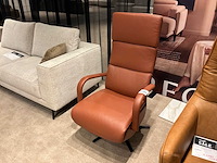 Namibo cognac relax zetel elektrisch - afbeelding 1 van  4