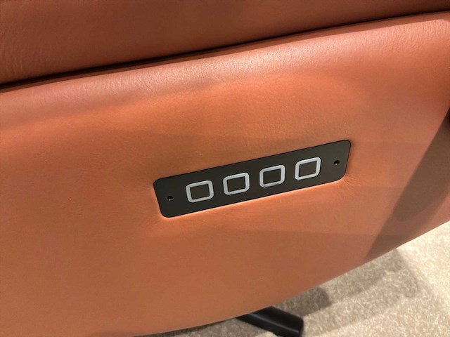 Namibo cognac relax zetel elektrisch - afbeelding 4 van  4