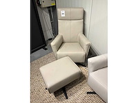 Namibo platino relax zetel + voetbank - afbeelding 1 van  2