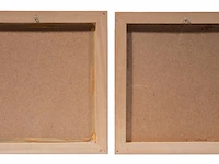 Narcisse tordoir (1954), 'composition', 1987, series of 4 screenprints, n° 11/50, 40 x 40 cm. (15 3/4 x 15 3/4 in.), frame: 48 x 48 cm. (18.89 x 18.89 in.) - afbeelding 7 van  15