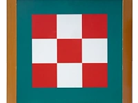Narcisse tordoir (1954), 'composition', 1987, series of 4 screenprints, n° 11/50, 40 x 40 cm. (15 3/4 x 15 3/4 in.), frame: 48 x 48 cm. (18.89 x 18.89 in.) - afbeelding 11 van  15