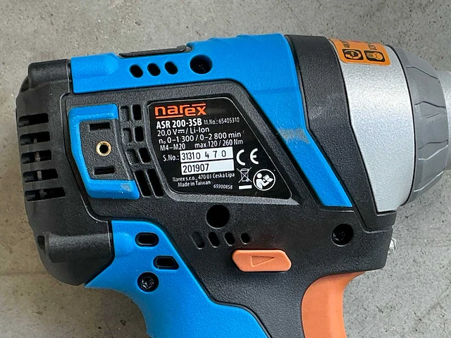 Narex asr203-3sb accu slagmoersleutel - afbeelding 3 van  6