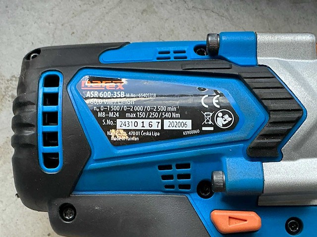 Narex asr620-3mtb accu slagmoersleutel - afbeelding 3 van  5