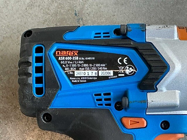 Narex asr620-3sb accu slagmoersleutel - afbeelding 3 van  5