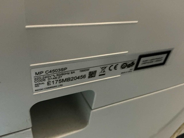 Nashuatec mp c4503 kopieerapparaat - afbeelding 8 van  8