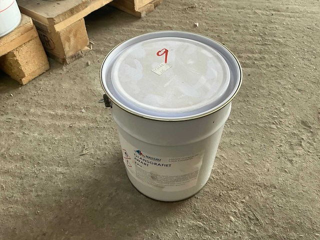 Nassau glansgrafiet (zwart) (9x) - afbeelding 1 van  3