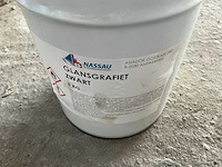 Nassau glansgrafiet (zwart) (9x) - afbeelding 2 van  3