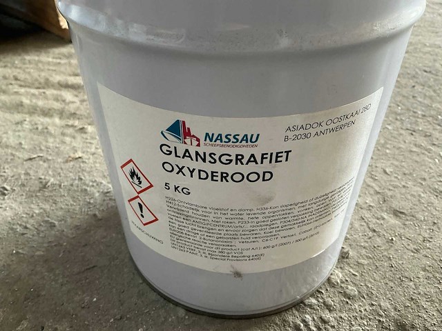 Nassau scheepslak / glansgrafiet (oxyderood) (14x) - afbeelding 2 van  3