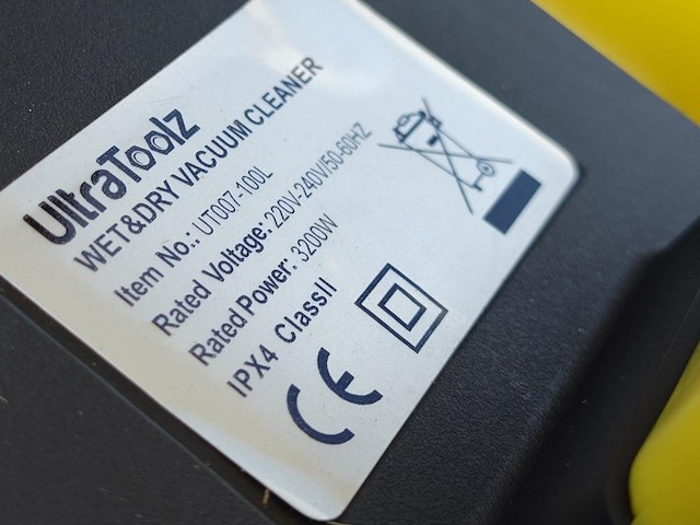 Nat en droogzuiger 100 ltr - afbeelding 14 van  15