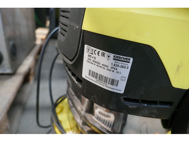 Nat en droogzuiger + ruitenwasser karcher - afbeelding 5 van  5