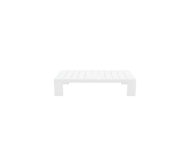 Nateriale lagun ferrari witte aluminium salontafel - afbeelding 6 van  10