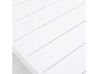 Nateriale lagun ferrari witte aluminium salontafel - afbeelding 8 van  10