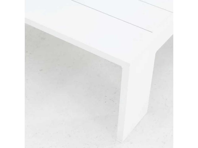 Nateriale lagun ferrari witte aluminium salontafel - afbeelding 9 van  10