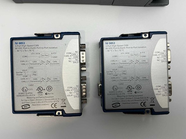National instruments crio-9012 compactrio controller + 2x ni 9853 can module - afbeelding 7 van  7