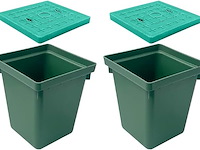 Natotela kabelschacht vloerinbouwdoos (2-delig) - afbeelding 1 van  5