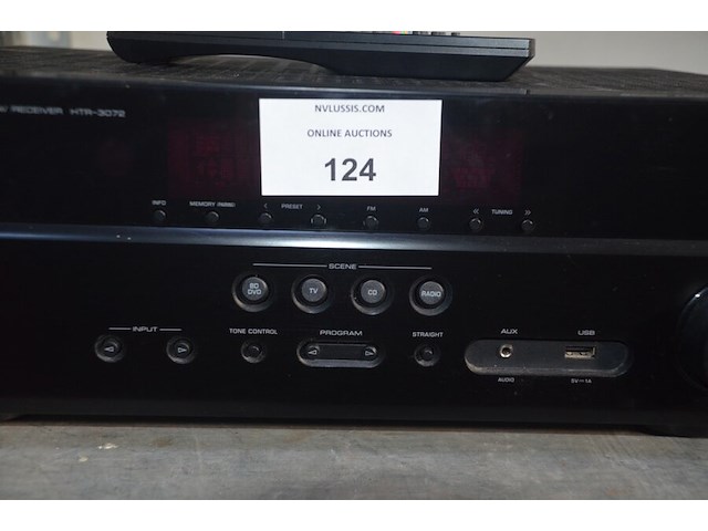 Natural sound av recever yamaha htr-3072 met afstandsbediening - afbeelding 2 van  8