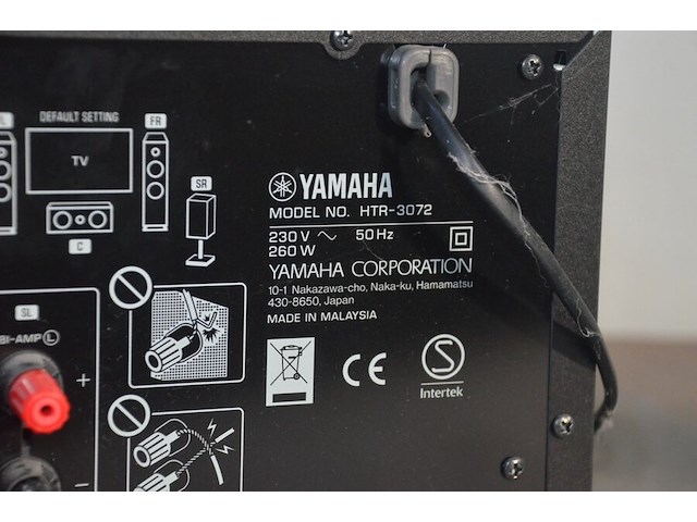 Natural sound av recever yamaha htr-3072 met afstandsbediening - afbeelding 7 van  8
