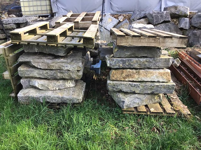 Natuurlijke stenen tuinplaat (4x) - afbeelding 1 van  2