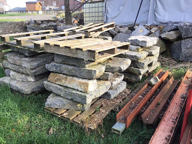 Natuurlijke stenen tuinplaat (4x) - afbeelding 2 van  2