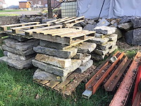 Natuurlijke stenen tuinplaat (4x) - afbeelding 2 van  2