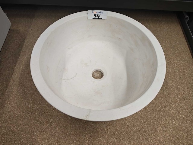 Natuursteen - ntb008-a - waskom - sink - afbeelding 1 van  6
