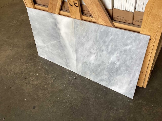 Natuursteen blauw hardsteen tegels gepolijst 45,7x45,7x1,2 cm 35 m² - afbeelding 1 van  2