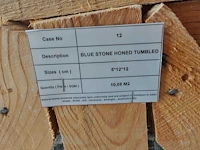 Natuursteen blauwe hardsteen 12x12x5 cm tegel 50,4 m² - afbeelding 6 van  8