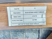 Natuursteen blauwe hardsteen 12x18x5 cm tegel 72,56 m² - afbeelding 2 van  10