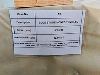 Natuursteen blauwe hardsteen 15x30x5 cm tegel 51,84 m² - afbeelding 6 van  7