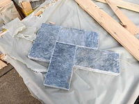 Natuursteen blauwe hardsteen 15x30x5 cm tegel 75,6 m²