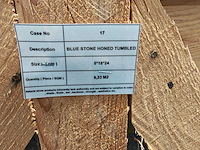 Natuursteen blauwe hardsteen 18x24x5 cm tegel 27,99 m²