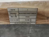 Natuursteen blauwe hardsteen 40x40x3 cm tegel 21,12 m² - afbeelding 4 van  4