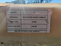Natuursteen blauwe hardsteen 5x20x5 cm tegel 57,6 m² - afbeelding 2 van  11