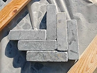 Natuursteen blauwe hardsteen 5x20x5 cm tegel 57,6 m²